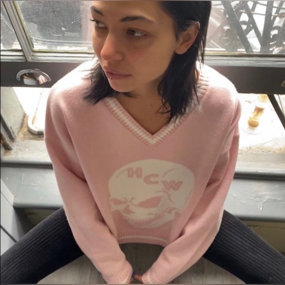 Heaven Can Wait Skyfall Oversized Skull Sweater - Picture 7 of 7